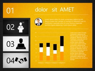 Grid Layout Presentation Template in Flat Design (for PowerPoint and ...