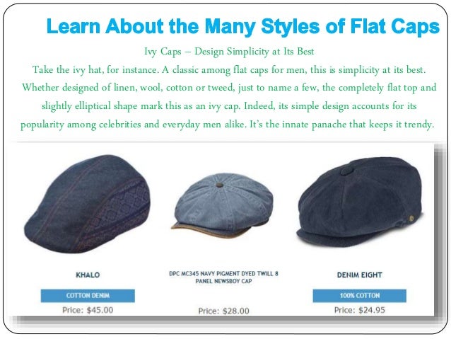 stylish flat caps