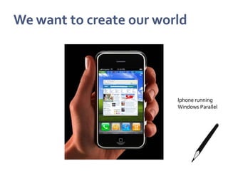 Iphone running Windows Parallel 