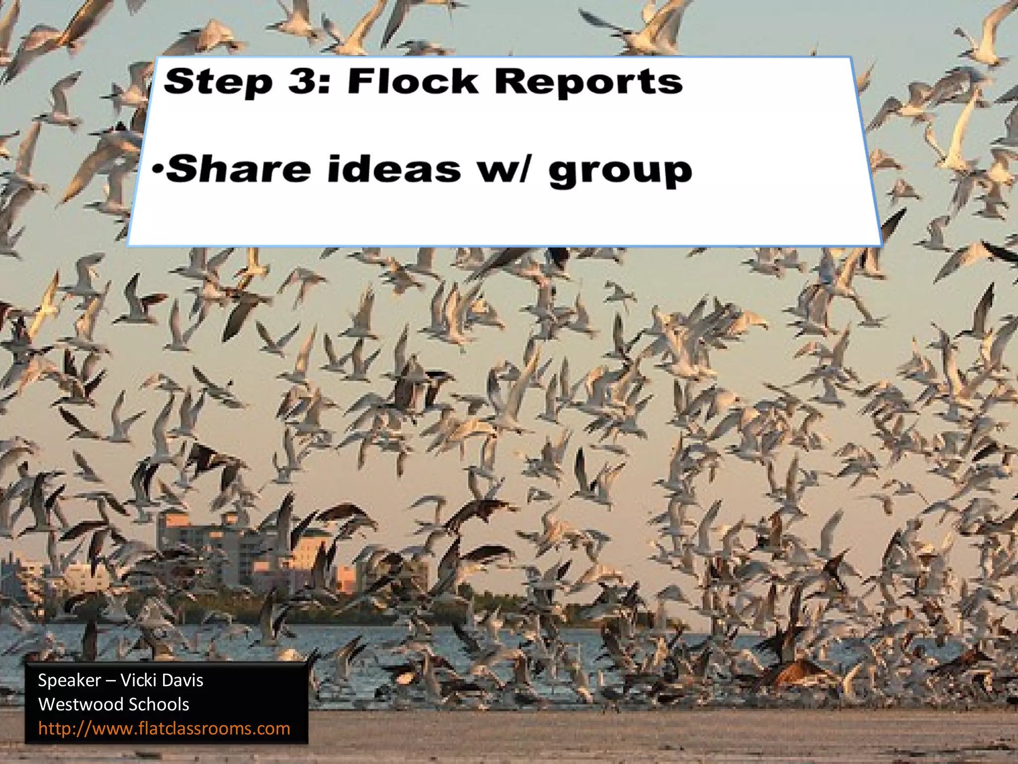 Speaker – Vicki Davis Westwood Schools http://www.flatclassrooms.com   