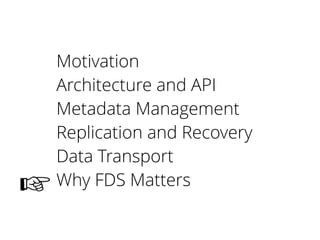 Papers We Love January 2015 - Flat Datacenter Storage
