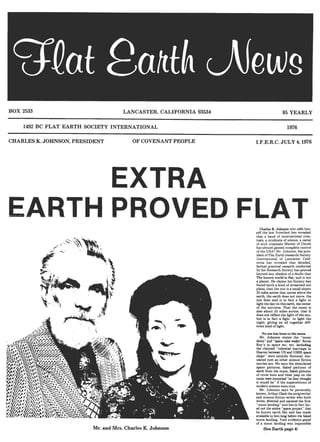 Flat earth news   1976-1994