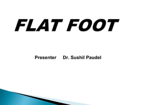 Presenter Dr. Sushil Paudel
 