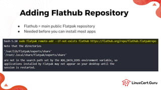 Flatpak CLI Application Management & Building on RHEL.pdf