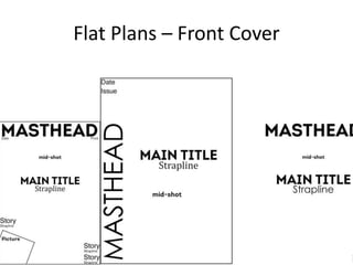 Flat Plans – Front Cover
 