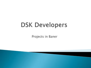 Projects in Baner
 