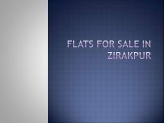 Flats for sale in zirakpur