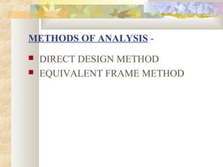 Direct Design Method Example Flat slab ppt | PPT