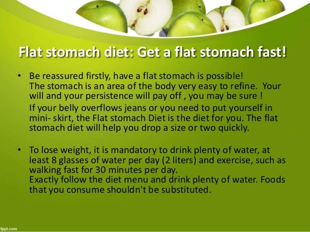 Easy To Follow Flat Belly Diet