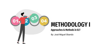 METHODOLOGY I
Approaches & Methods in ELT
By: José Miguel Obando
 