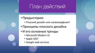 «Без эффектов» - пункт первый Что такое flat дизайн: 5 основных принципов / Все о дизайне / Pollskill