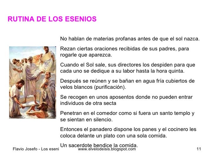 Flavio josefo. los esenios
