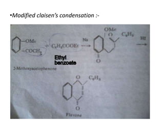 •Modified claisen’s condensation :- 
 