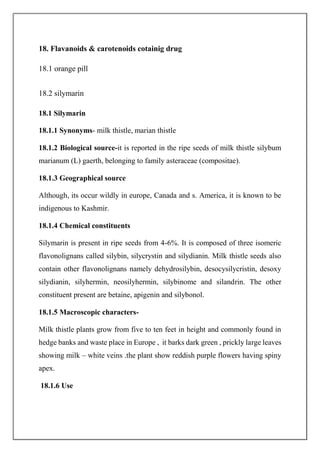 Flavonoids and carotenoids | PDF