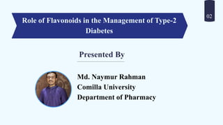 Role of Flavonoids in the Management of Type-2 Diabetes.pptx