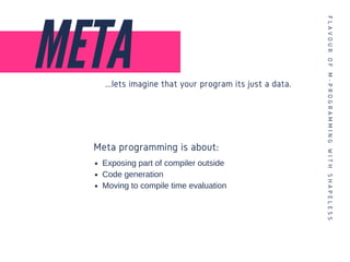 Flavour of meta-programming with shapeless | PPT