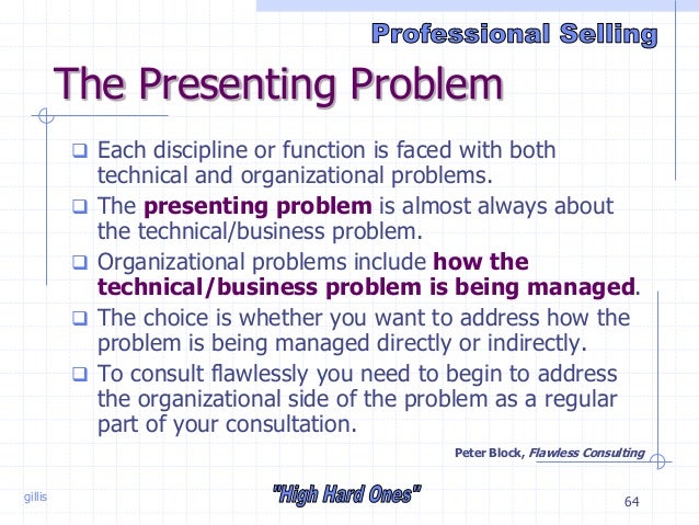 Example of presenting problem in social work picture