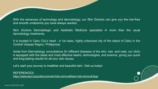 Flawless underarm in no time PPT