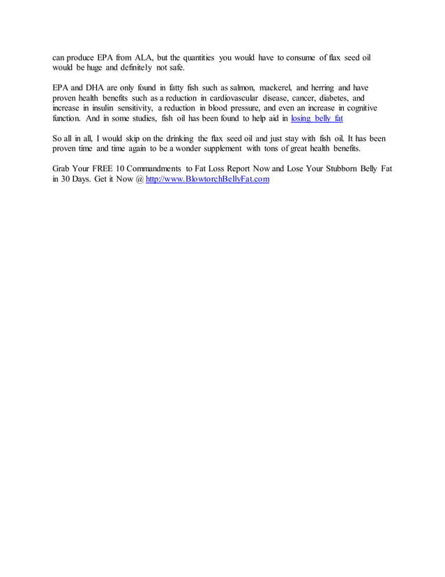 Flax seed oil vs fish oil PDF