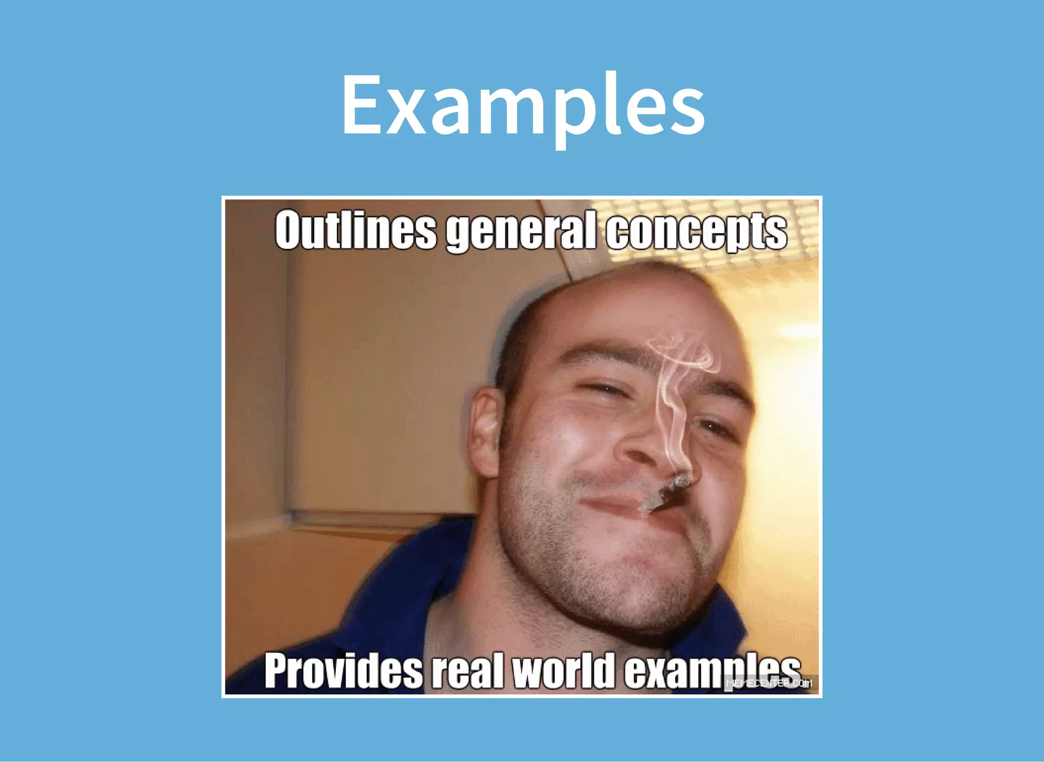 Examples
 