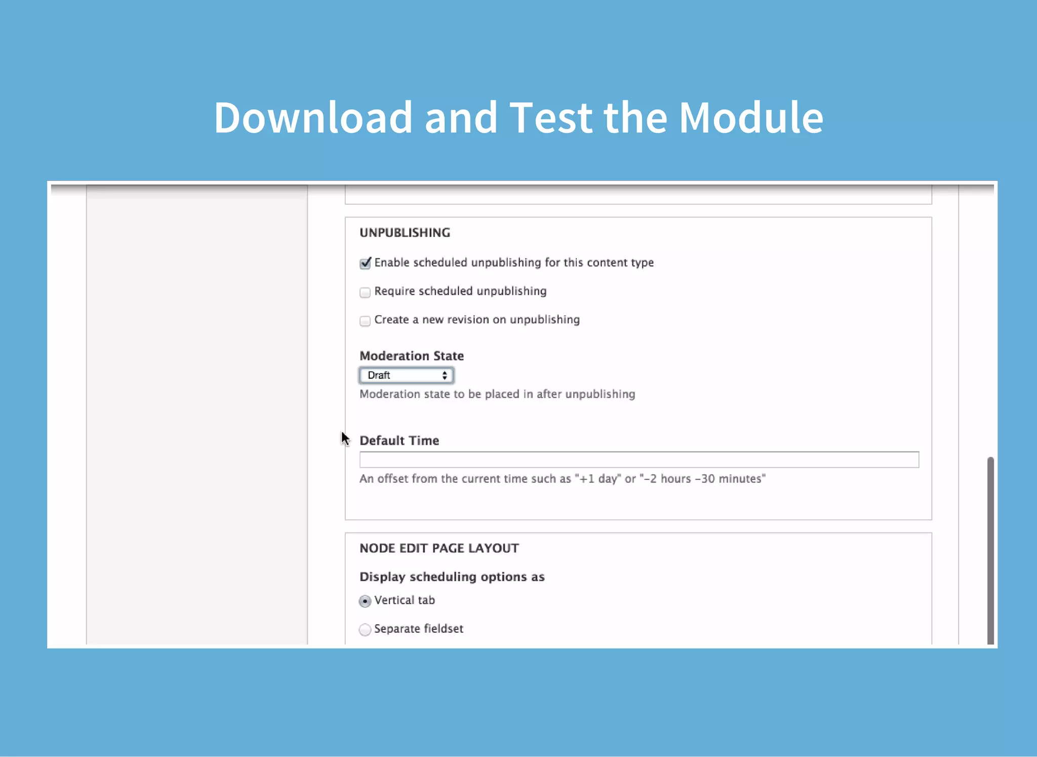 Download and Test the Module
 