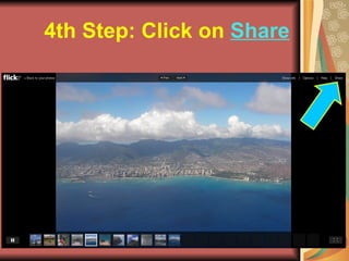 4th Step: Click on  Share   