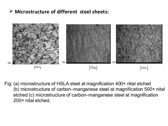 dr r narayanasamy fld on hsla if steels and al alloys hsla steel sheet