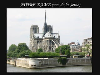 NOTRE-DAME (vue de la Seine) 