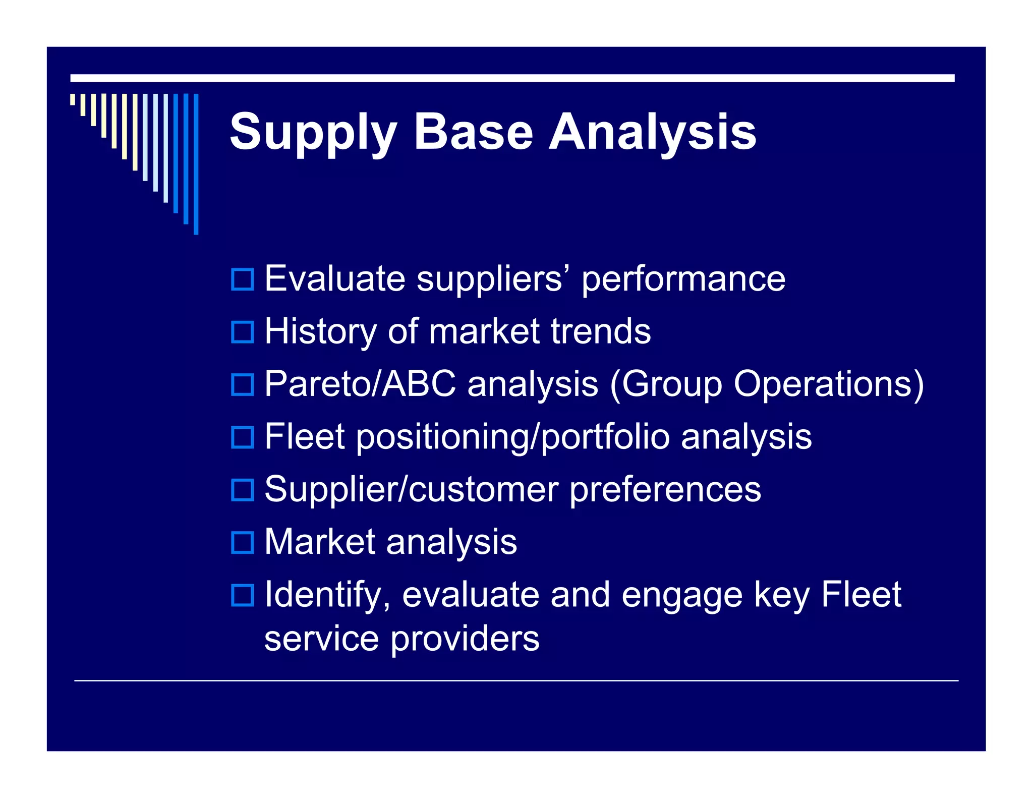 Fleet Challenges in the Humanitarian Community