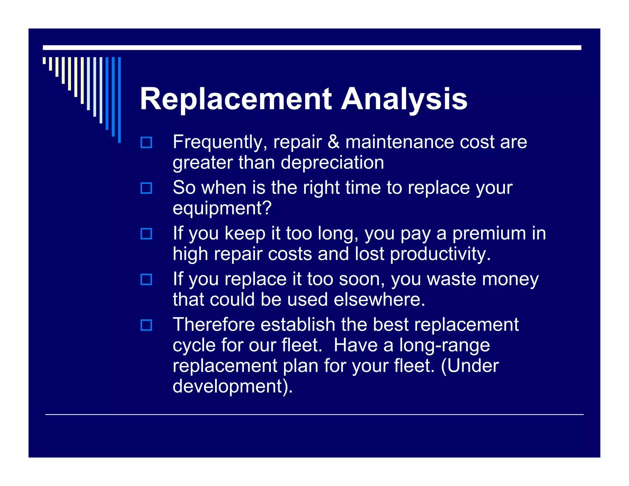 Fleet Challenges in the Humanitarian Community