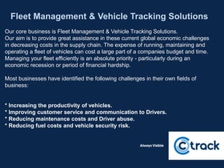 Fleet management and vehicle tracking solutions | PDF