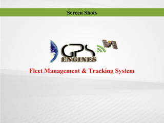Fleet Management & GPS Tracking System 