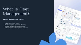 Fleet Management Web Application Software - thunderbrains. | PDF