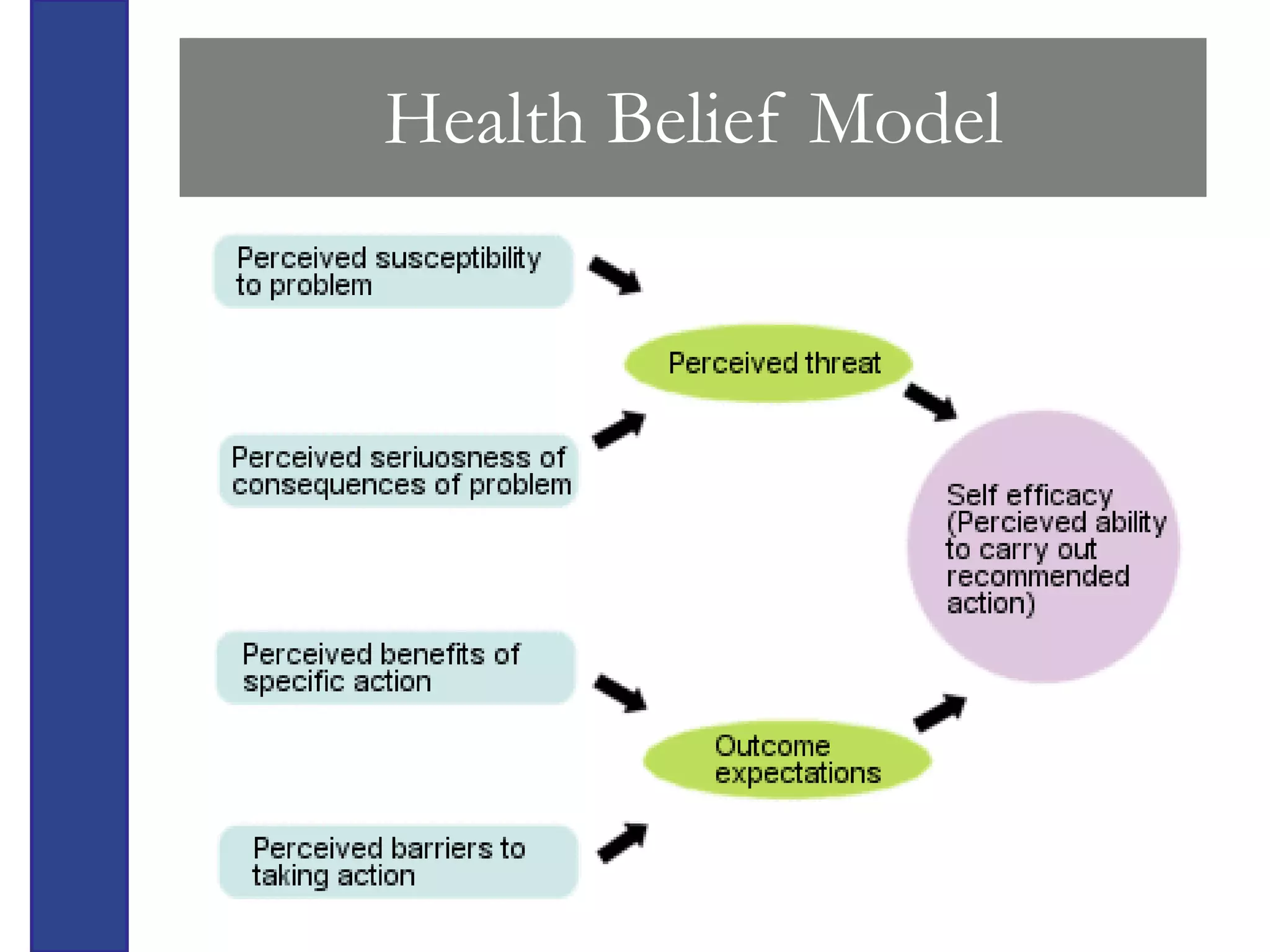 Health Belief Model
 