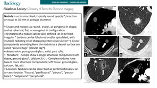 Spiculation Sign Comprehensive Radiological Insights into Pulmonary Anatomy and ...