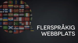 FLERSPRÅKIG
WEBBPLATS
 