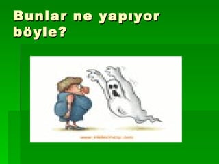 Bunlar ne yapıyor böyle? 