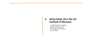 Executional Suggestions for Carhartt