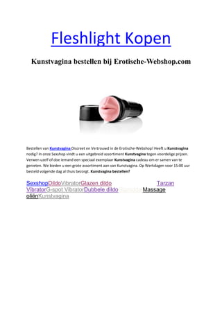 Fleshlight kopen | DOCX