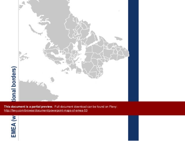 map of emea powerpoint