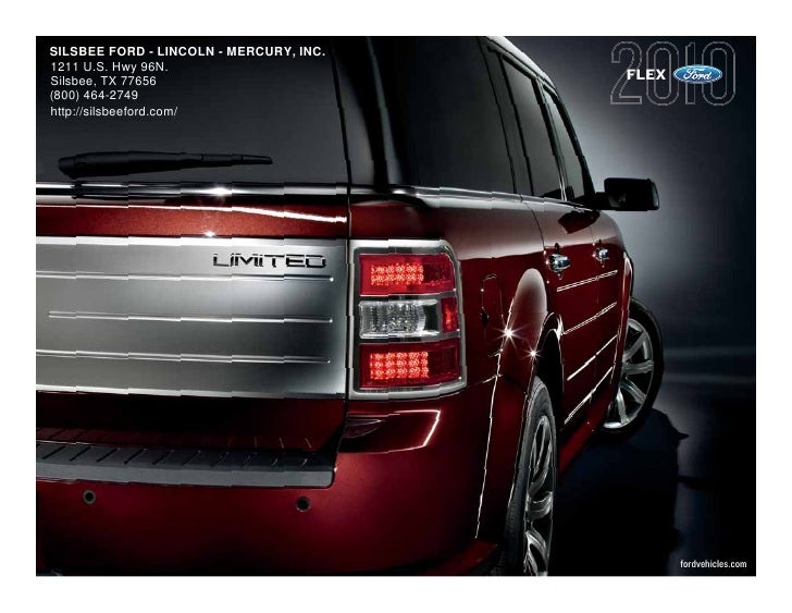 2010 Ford Flex SILSBEE FORD LINCOLN MERCURY, INC near Houston, Texas