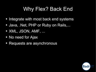Engaging Rich Internet Applications using Flex