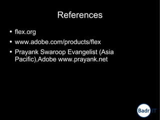 Engaging Rich Internet Applications using Flex