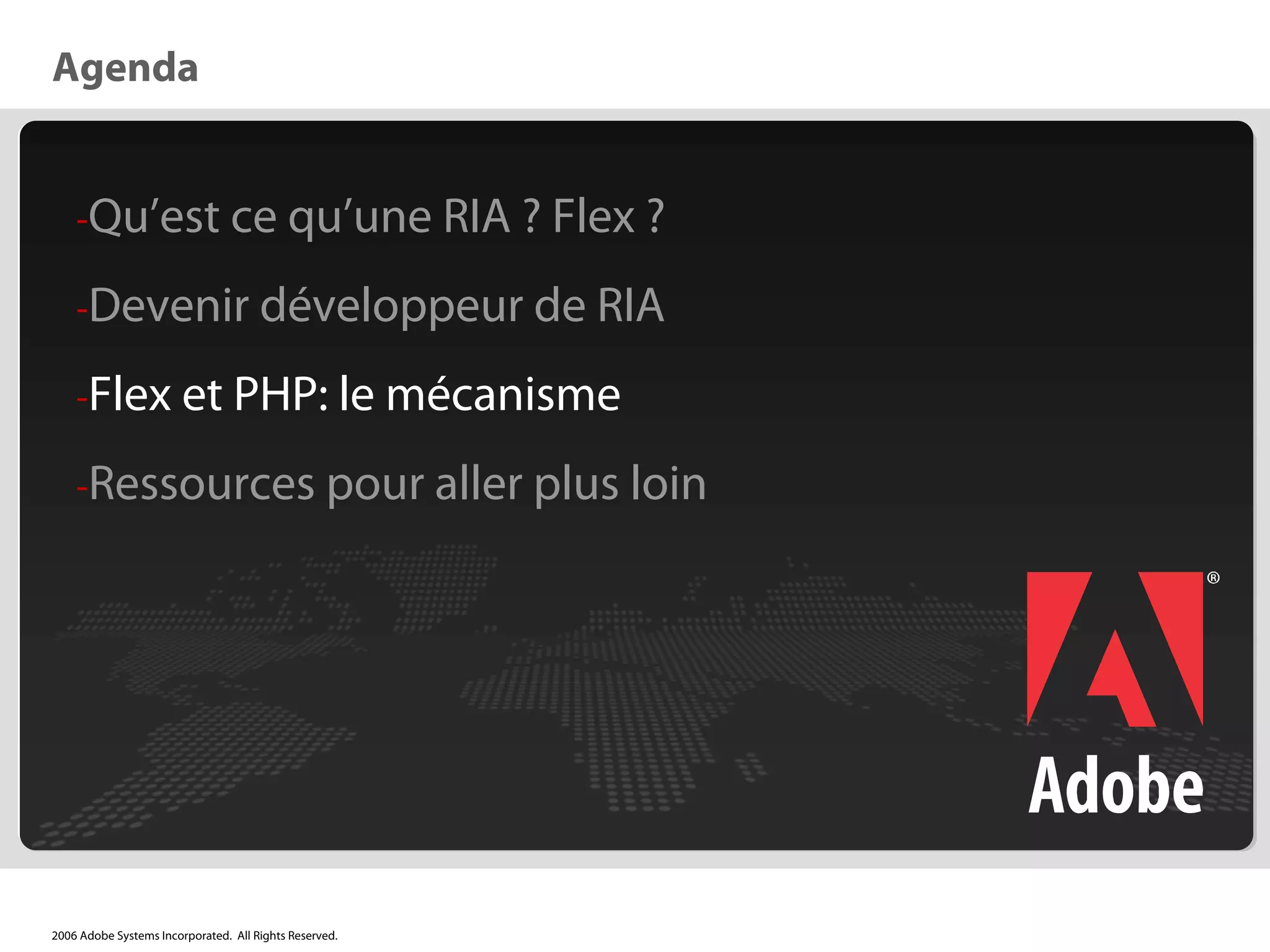 Flex et Php Afup