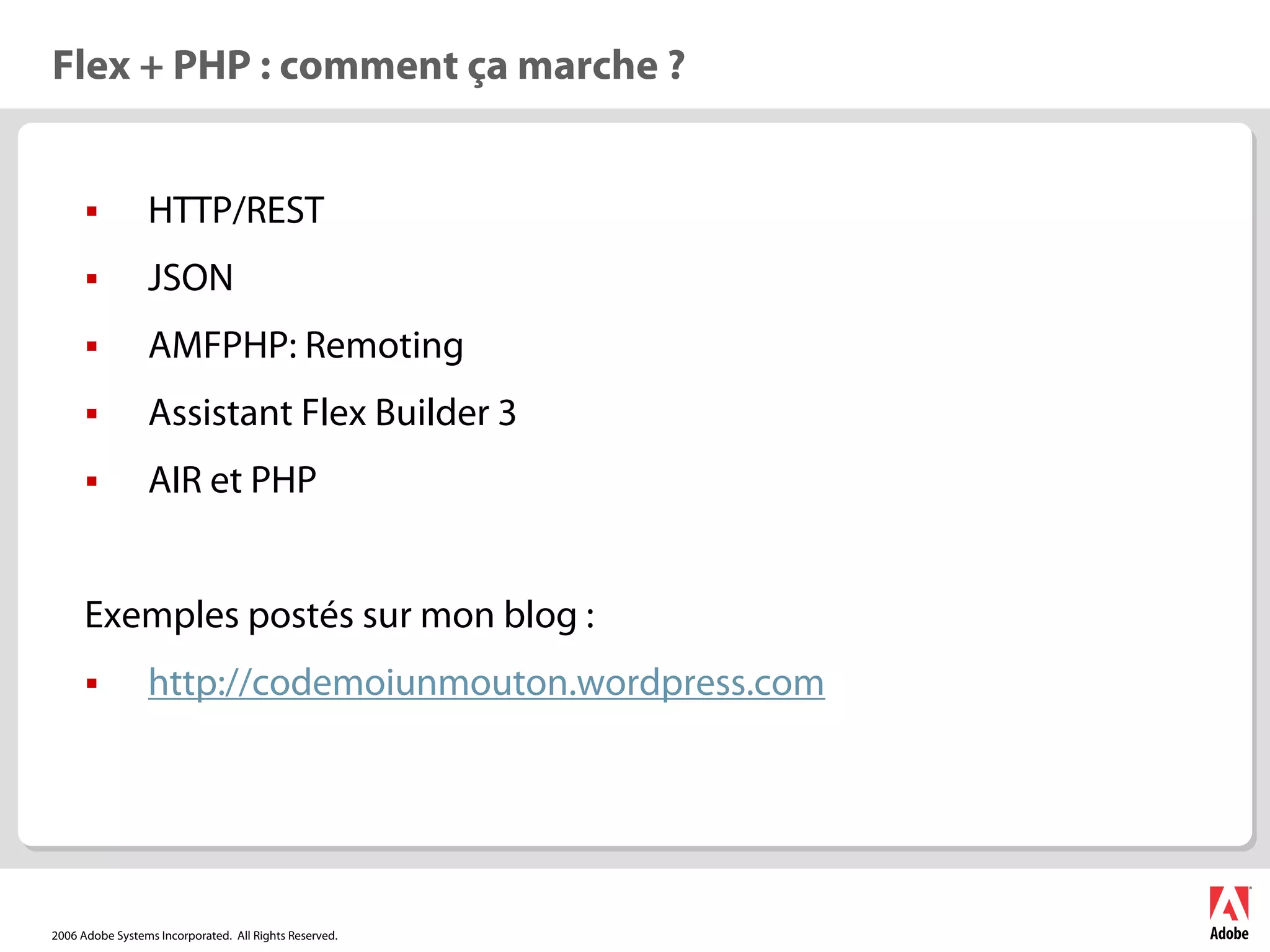 Flex Php E Seminar Fr
