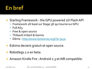 Flex 4.6 et Flash Builder 4.6