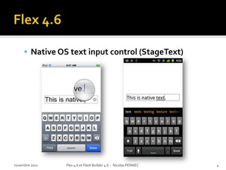 Flex 4.6 et Flash Builder 4.6