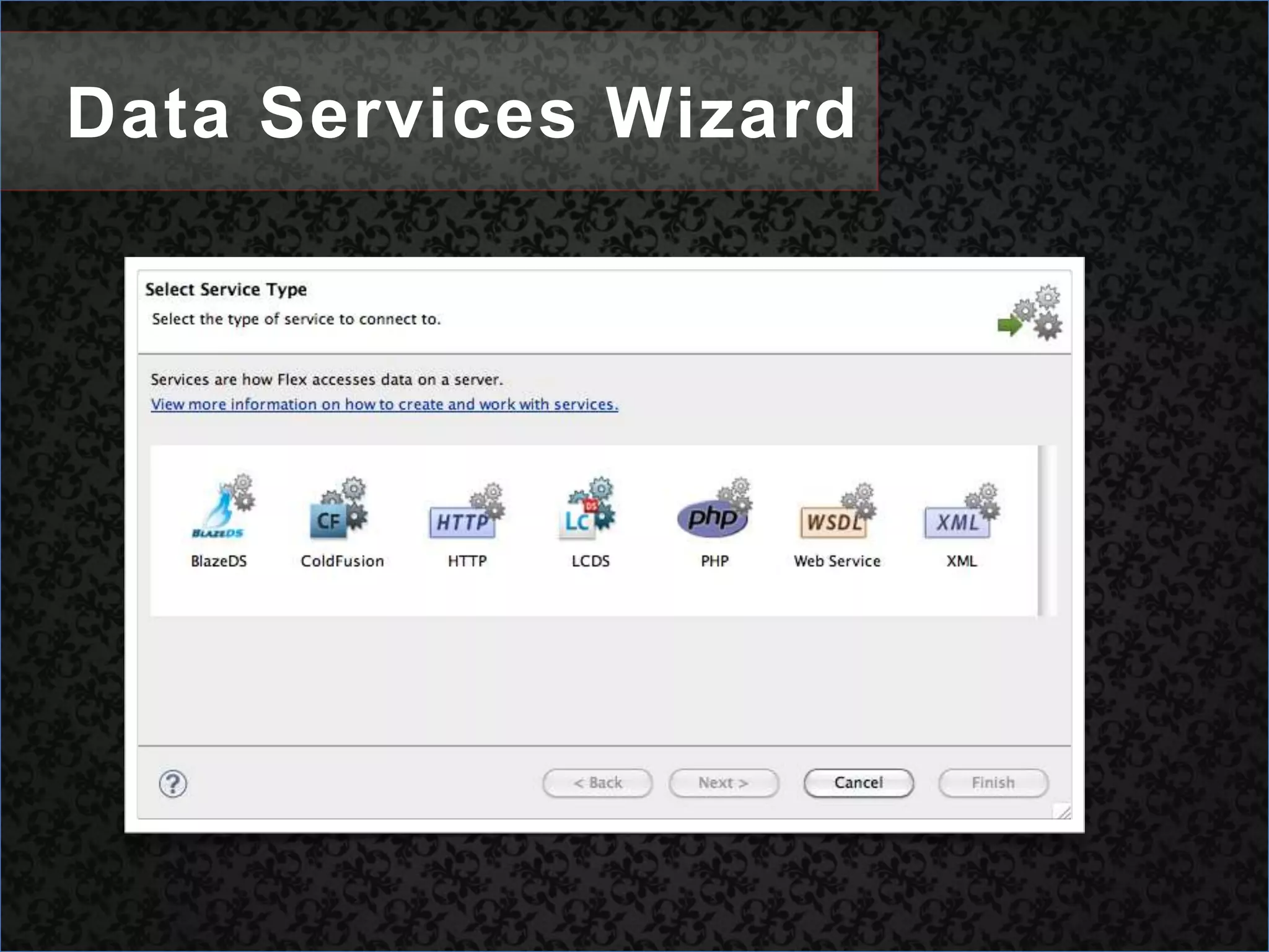 Data Services Wizard