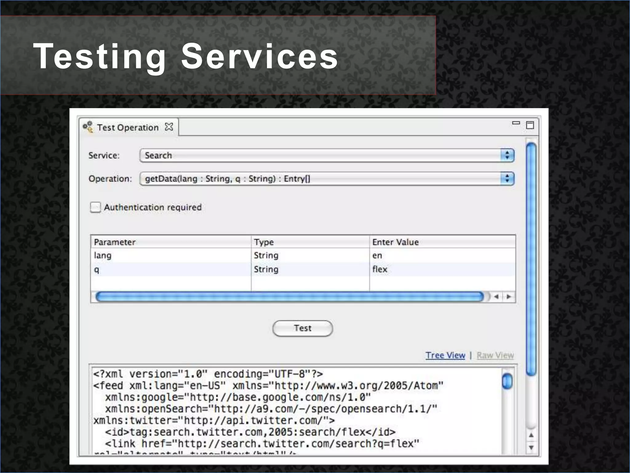 Testing Services