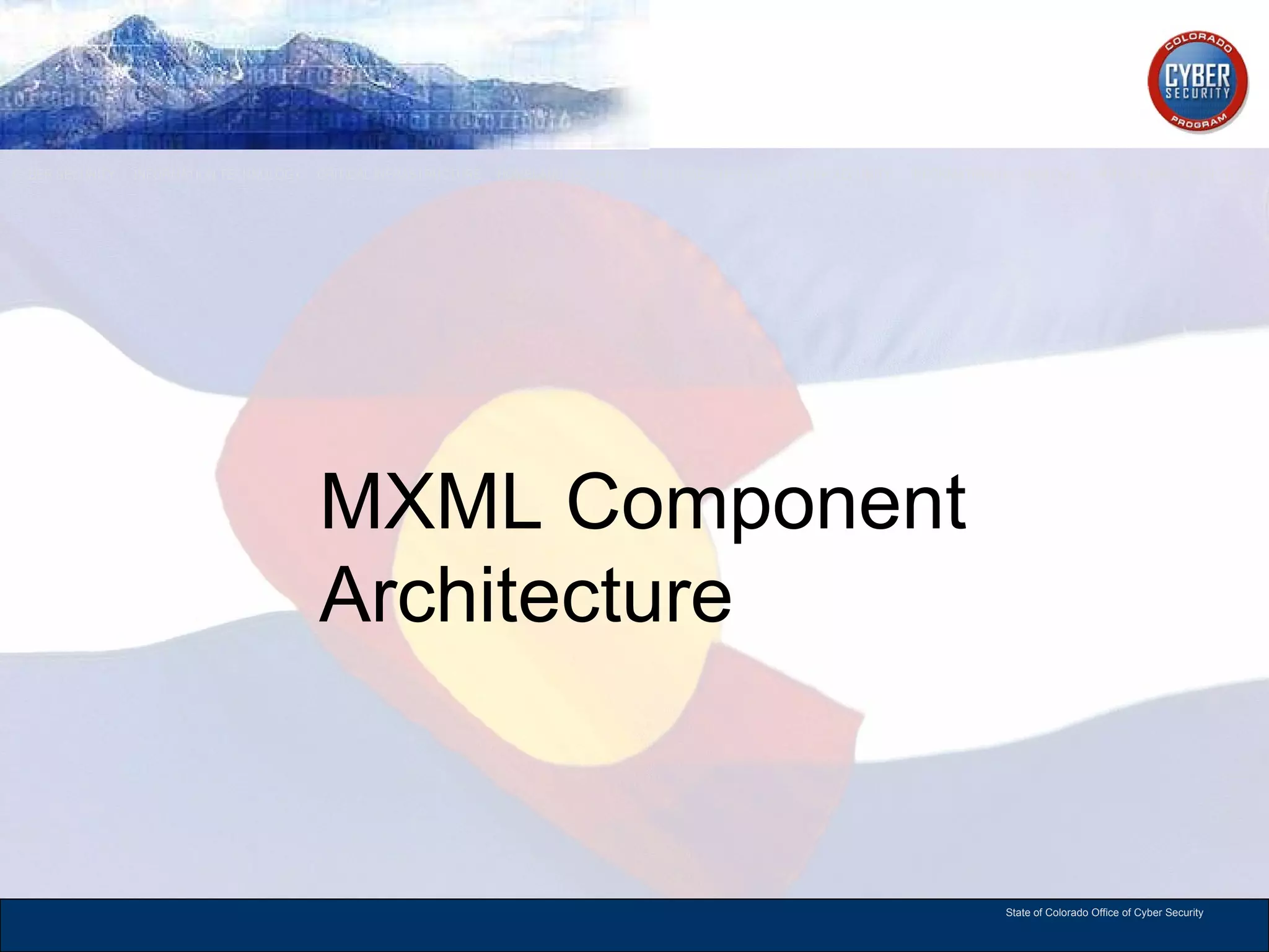 MXML Component Architecture 